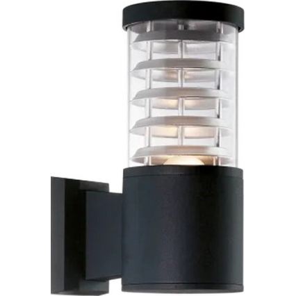 Ideal Lux - Lauko sieninis šviestuvas TRONCO 1xE27/42W/230V IP44 juodas
