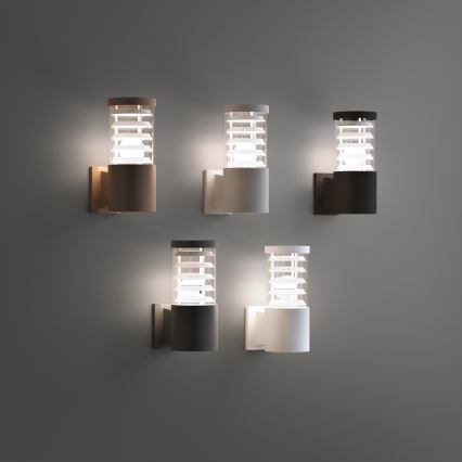 Ideal Lux - Lauko sieninis šviestuvas TRONCO 1xE27/42W/230V IP44 juodas