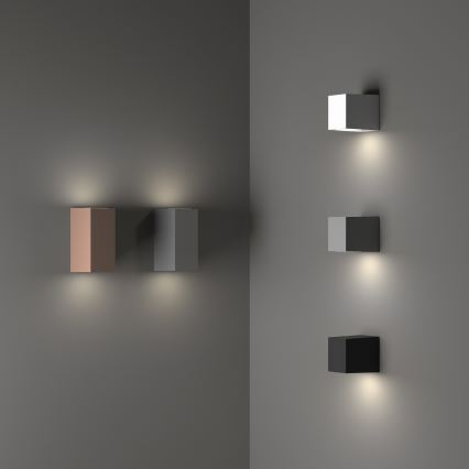 Ideal Lux - Lauko sieninis šviestuvas UP 1xG9/15W/230V IP44 antracitas