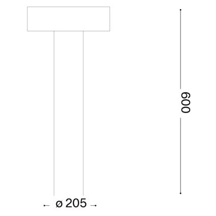 Ideal Lux - Lauko šviestuvas 4xG9/15W/230V 60 cm IP44 rudas