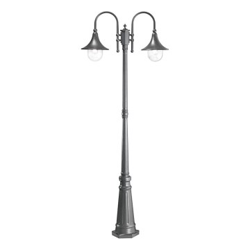 Ideal Lux - Lauko šviestuvas CIMA 2xE27/52W/230V 216 cm IP43 antracitas