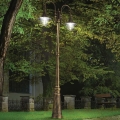 Ideal Lux - Lauko šviestuvas CIMA 2xE27/52W/230V 216 cm IP43 patina