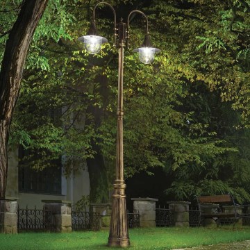 Ideal Lux - Lauko šviestuvas CIMA 2xE27/52W/230V 216 cm IP43 patina