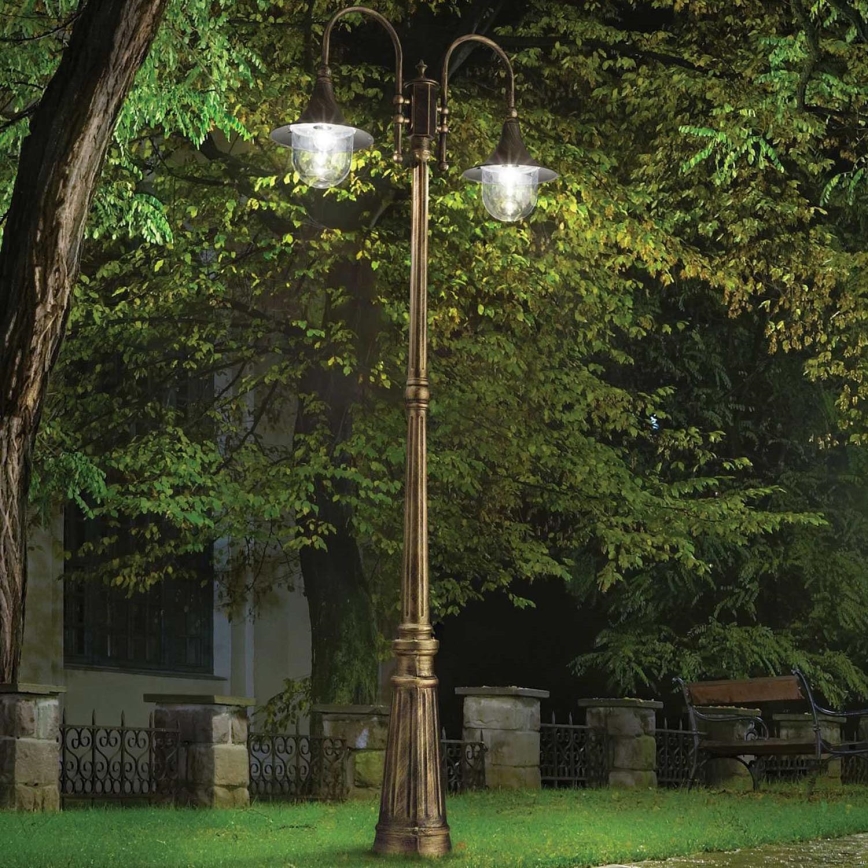 Ideal Lux - Lauko šviestuvas CIMA 2xE27/52W/230V 216 cm IP43 patina