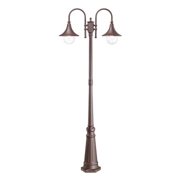 Ideal Lux - Lauko šviestuvas CIMA 2xE27/52W/230V 216 cm IP43 ruda