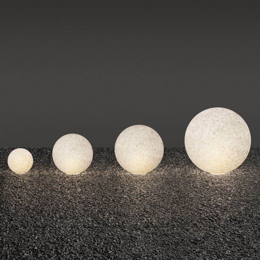 Ideal Lux - Lauko šviestuvas DORIS 1xE27/60W/230V skersmuo 78 cm IP44 pilka