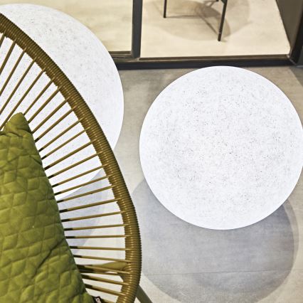 Ideal Lux - Lauko šviestuvas DORIS 1xE27/60W/230V Ø 58 cm IP44 pilka