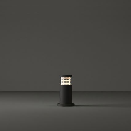 Ideal Lux - Lauko šviestuvas TRONCO 1xE27/42W/230V 25 cm IP65 juodas