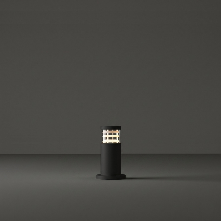 Ideal Lux - Lauko šviestuvas TRONCO 1xE27/42W/230V 25 cm IP65 juodas