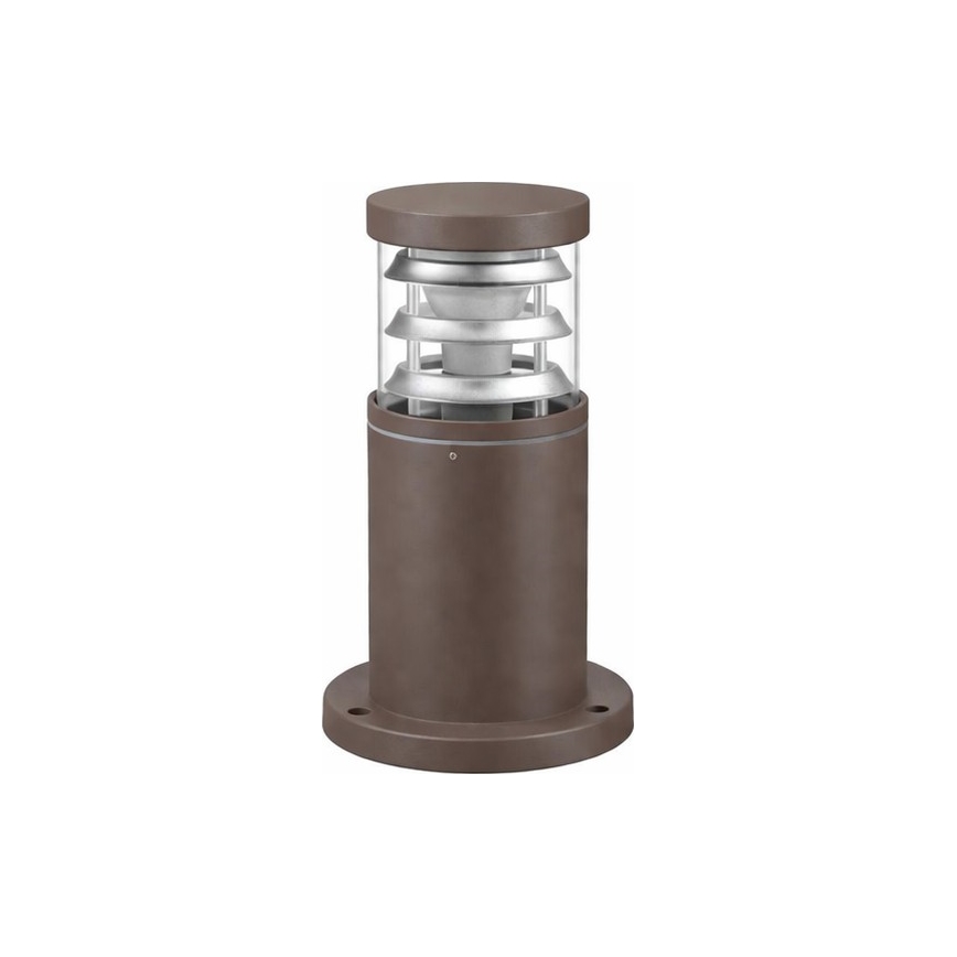 Ideal Lux - Lauko šviestuvas TRONCO 1xE27/42W/230V 25 cm IP65 rudas