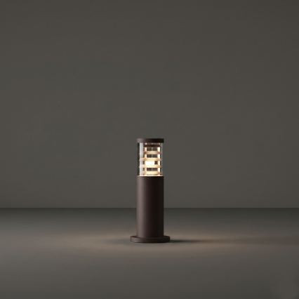 Ideal Lux - Lauko šviestuvas TRONCO 1xE27/42W/230V 40 cm IP65 rudas