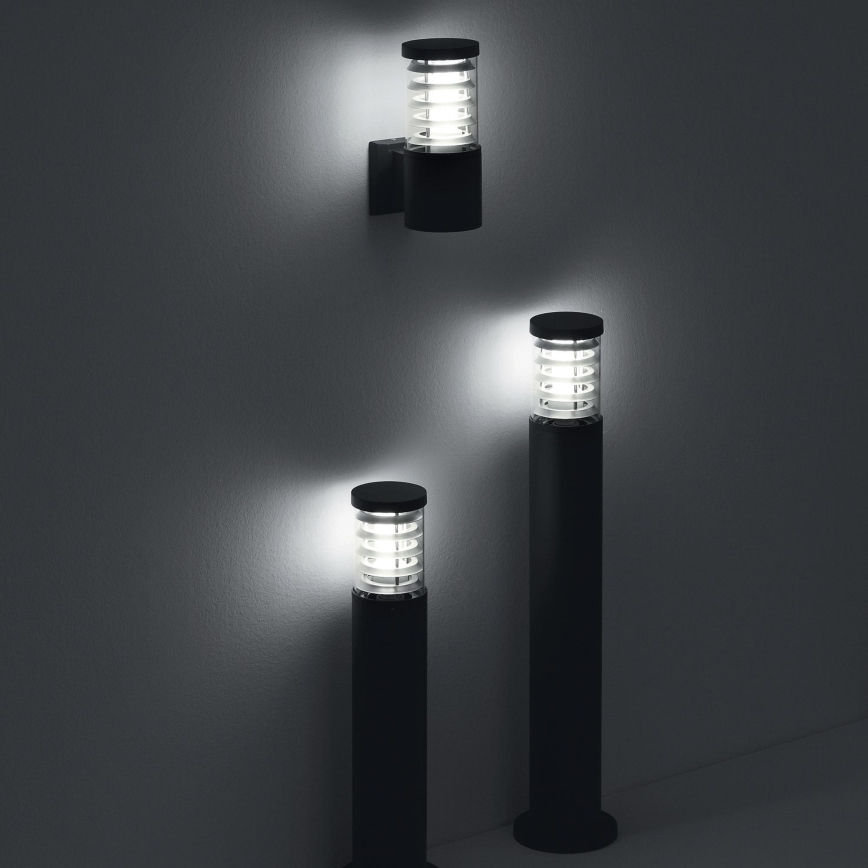 Ideal Lux - Lauko šviestuvas TRONCO 1xE27/42W/230V 60 cm IP65 juodas