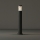 Ideal Lux - Lauko šviestuvas TRONCO 1xE27/42W/230V 80 cm IP65 juodas