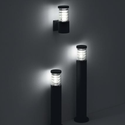 Ideal Lux - Lauko šviestuvas TRONCO 1xE27/42W/230V 80 cm IP65 juodas