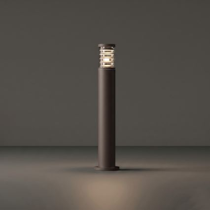 Ideal Lux - Lauko šviestuvas TRONCO 1xE27/42W/230V 80 cm IP65 rudas
