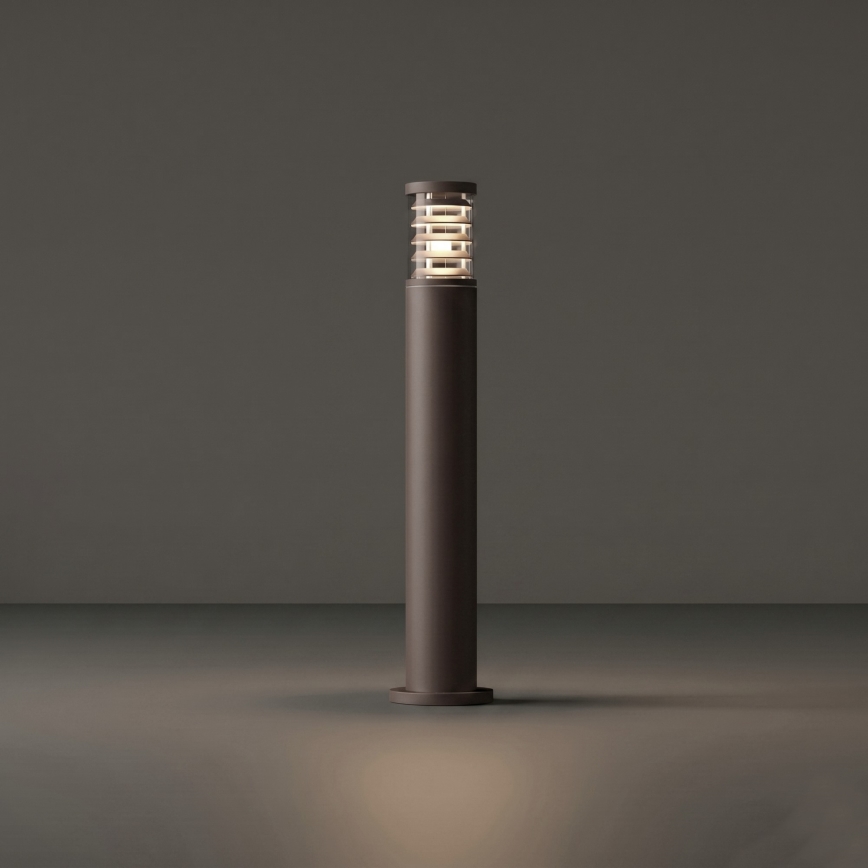 Ideal Lux - Lauko šviestuvas TRONCO 1xE27/42W/230V 80 cm IP65 rudas