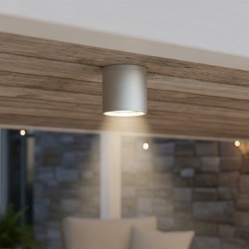 Ideal Lux - Lauko taškinis šviestuvas GUN 1xGU10/28W/230V IP55 pilkas