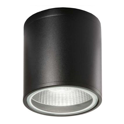 Ideal Lux - Lauko taškinis šviestuvas GUN 1xGU10/28W/230V Ø 11 cm IP55 juodas