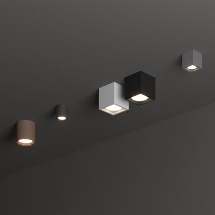 Ideal Lux - Lauko taškinis šviestuvas TECHO 1xGU10/20W/230V 15x15 cm IP54 baltas