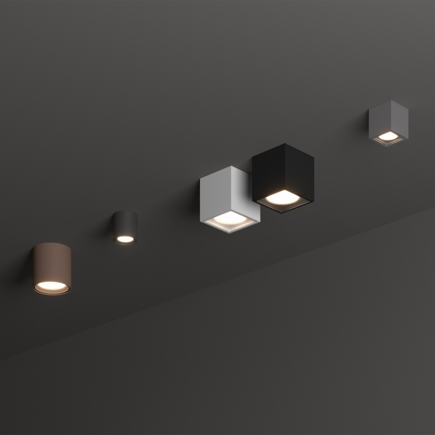 Ideal Lux - Lauko taškinis šviestuvas TECHO 1xGU10/20W/230V 15x15 cm IP54 baltas