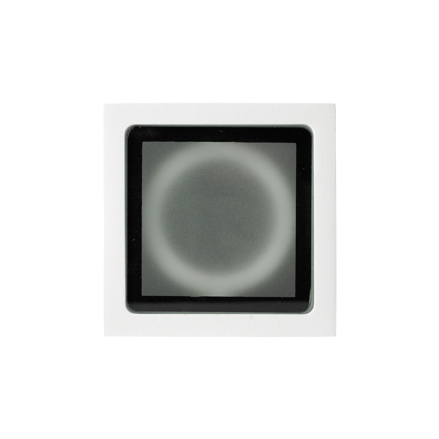 Ideal Lux - Lauko taškinis šviestuvas TECHO 1xGU10/20W/230V 15x15 cm IP54 baltas