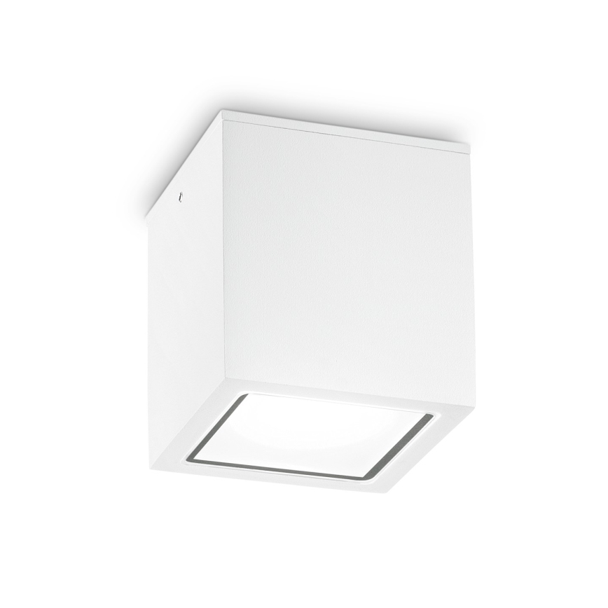 Ideal Lux - Lauko taškinis šviestuvas TECHO 1xGU10/20W/230V 9x9 cm IP54 baltas