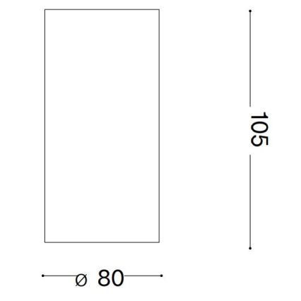 Ideal Lux - LED akcentinis šviestuvas NITRO LED/10W/230V diametras 8 cm CRI 90 balta