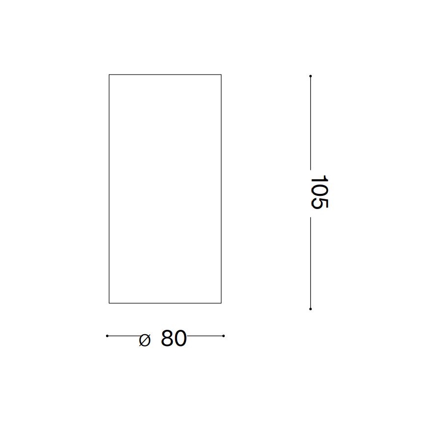 Ideal Lux - LED akcentinis šviestuvas NITRO LED/10W/230V diametras 8 cm CRI 90 juoda