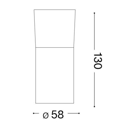 Ideal Lux - LED akcentinis šviestuvas TOBY 1xGU10/7W/230V CRI 90 balta