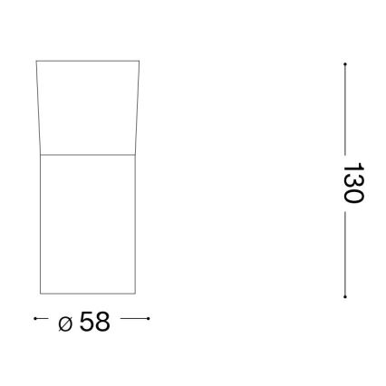 Ideal Lux - LED akcentinis šviestuvas TOBY 1xGU10/7W/230V CRI 90 juoda
