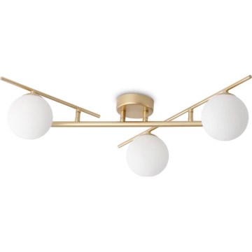 Ideal Lux - LED Ant pagrindo montuojamas sietynas ATLAS 3xG9/3W/230V auksas