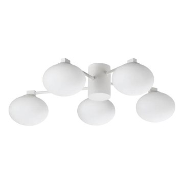 Ideal Lux - LED Ant pagrindo montuojamas sietynas HERMES 5xG9/3W/230V diametras 60 cm balta