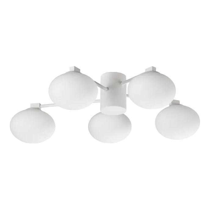 Ideal Lux - LED Ant pagrindo montuojamas sietynas HERMES 5xG9/3W/230V diametras 60 cm balta