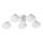Ideal Lux - LED Ant pagrindo montuojamas sietynas HERMES 5xG9/3W/230V diametras 60 cm balta