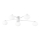 Ideal Lux - LED Ant pagrindo montuojamas sietynas HERMES 5xG9/3W/230V diametras 90 cm balta