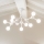 Ideal Lux - LED Ant pagrindo montuojamas sietynas NODINO 9xG9/3W/230V balta