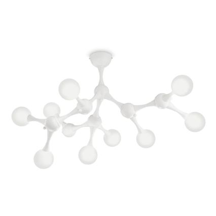 Ideal Lux - LED Ant pagrindo montuojamas sietynas NODINO 9xG9/3W/230V balta