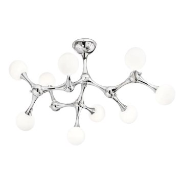 Ideal Lux - LED Ant pagrindo montuojamas sietynas NODINO 9xG9/3W/230V blizgus chromas/balta
