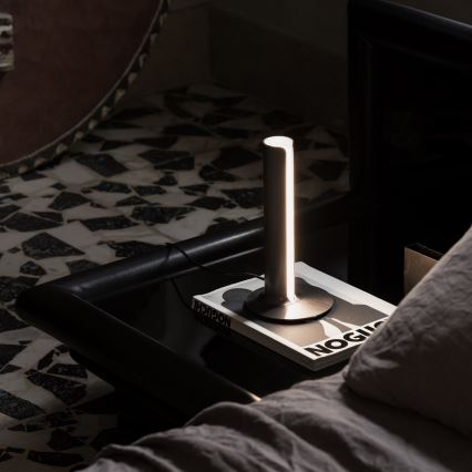 Ideal Lux - LED dimeriuojama stalinė lempa DORICA LED/8W/230V CRI 90 matinis chromas