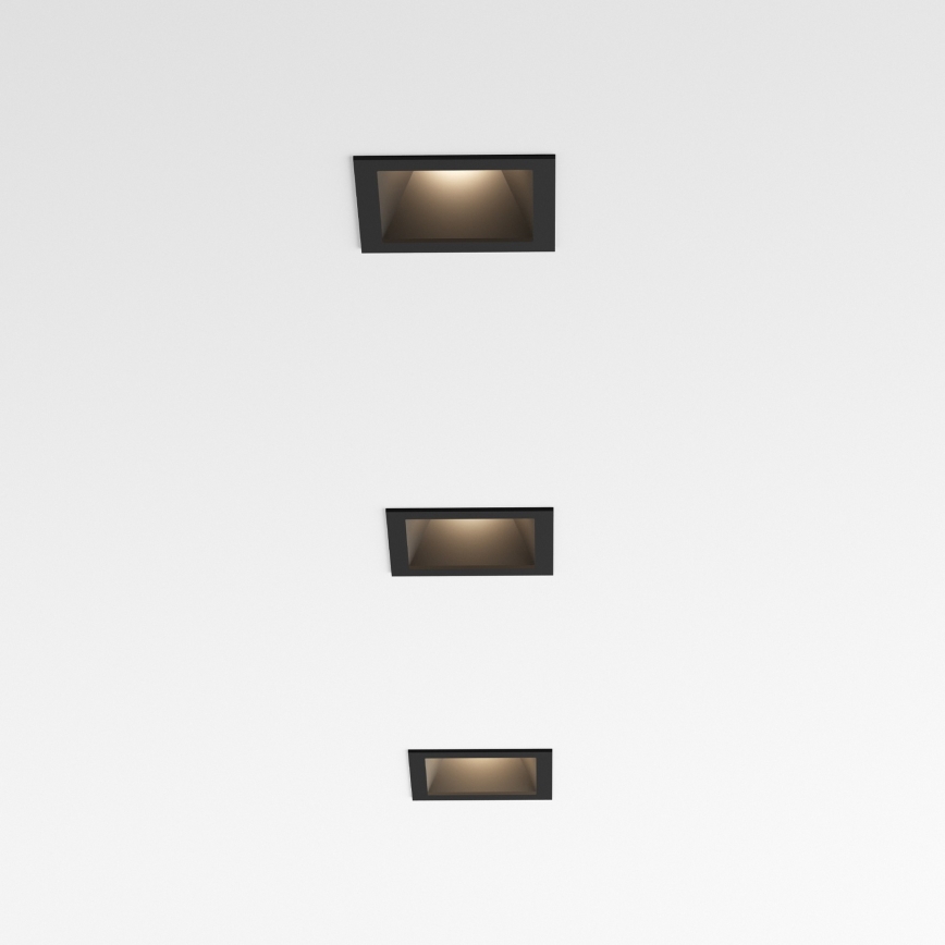 Ideal Lux - LED įleidžiamasis šviestuvas GAME TRIM LED/11W/230V 3000K CRI 90 8,4x8,4 cm IP40 juodas