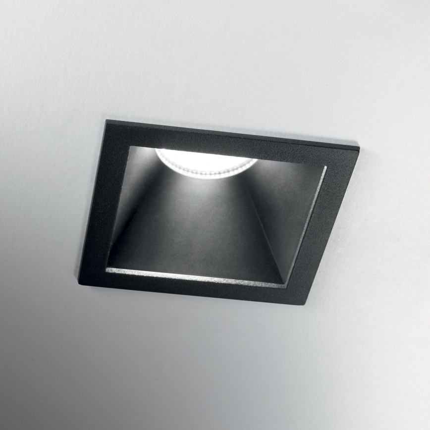 Ideal Lux - LED įleidžiamasis šviestuvas GAME TRIM LED/11W/230V 3000K CRI 90 8,4x8,4 cm IP40 juodas