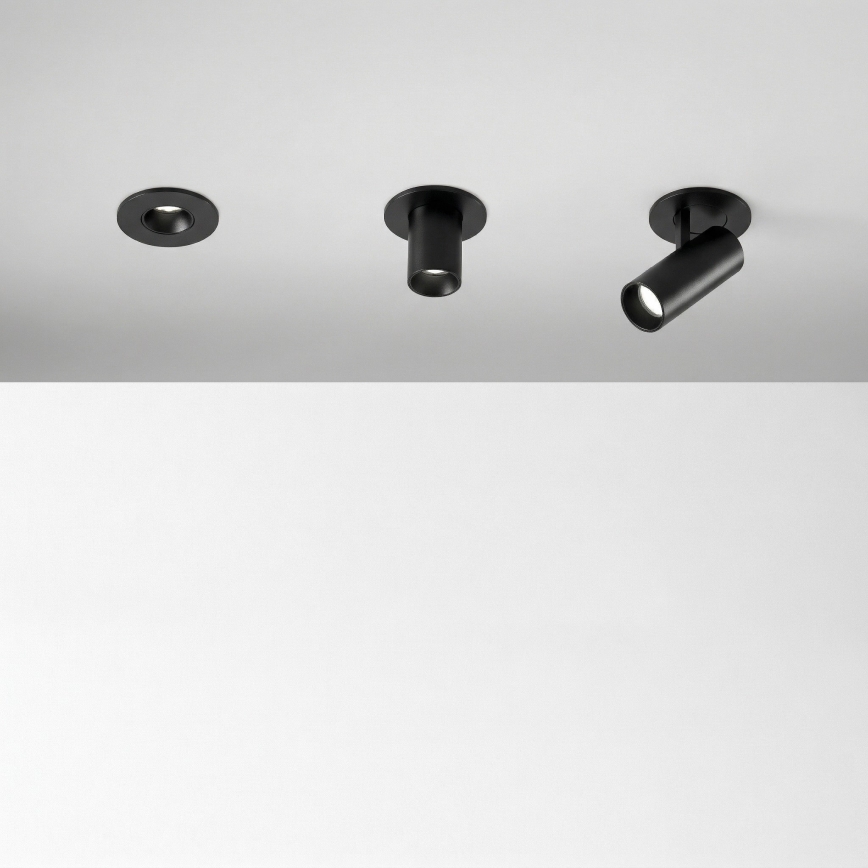 Ideal Lux - LED įleidžiamas taškinis šviestuvas NOVA LED/6W/230V 3000K CRI 90 skers. 6,8 cm juodas