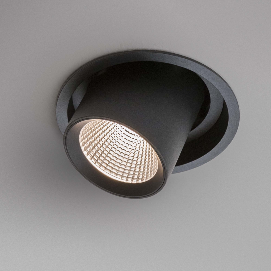 Ideal Lux - LED įleidžiamas taškinis šviestuvas NOVA LED/6W/230V 3000K CRI 90 skers. 6,8 cm juodas