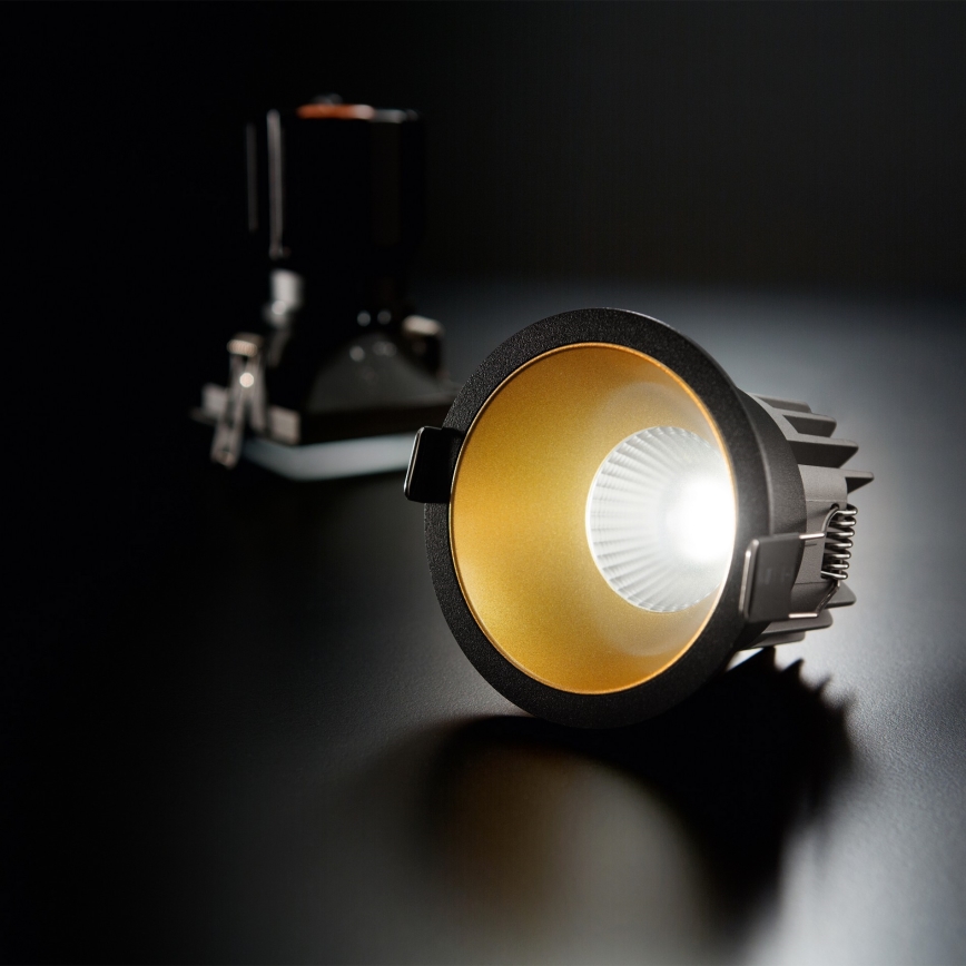 Ideal Lux - LED įleidžiamasis šviestuvas GAME TRIM LED/11W/230V 3000K CRI 90, skersmuo 8,5 cm, IP40, auksinė/juoda
