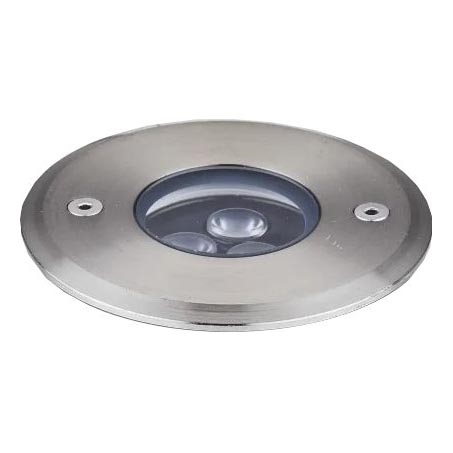 Ideal Lux - LED įvažiavimo šviestuvas FLOOR LED/3W/230V diametras 9 cm CRI 90 IP67 blizgus chromas
