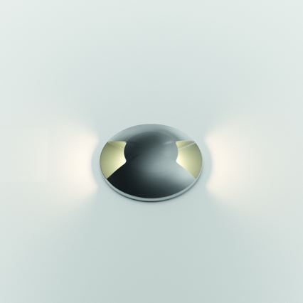 Ideal Lux - ROCKET įleidžiamas LED grindinis šviestuvas 3W/230V CRI 90 IK08 IP67 matinis chromas