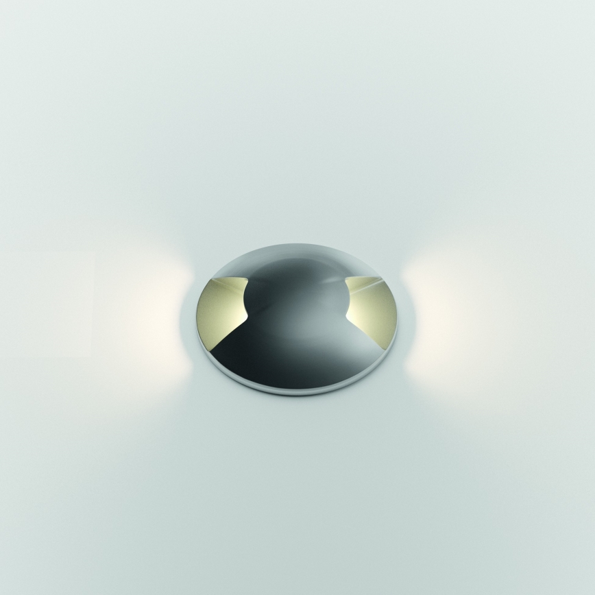 Ideal Lux - ROCKET įleidžiamas LED grindinis šviestuvas 3W/230V CRI 90 IK08 IP67 matinis chromas