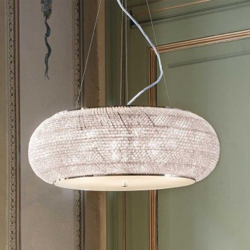 Ideal Lux - LED krištolinė liustra ant laido PASHA 14xE14/40W/230V skersmuo 65 cm blizgus chromas