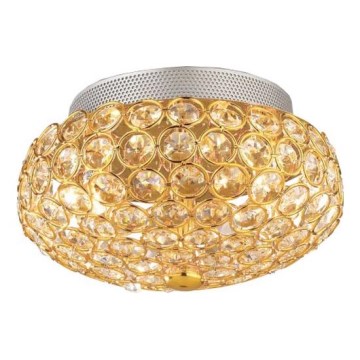 Ideal Lux - LED krištolinis lubinis šviestuvas KING 3xG9/3W/230V diametras 25,5 cm auksas