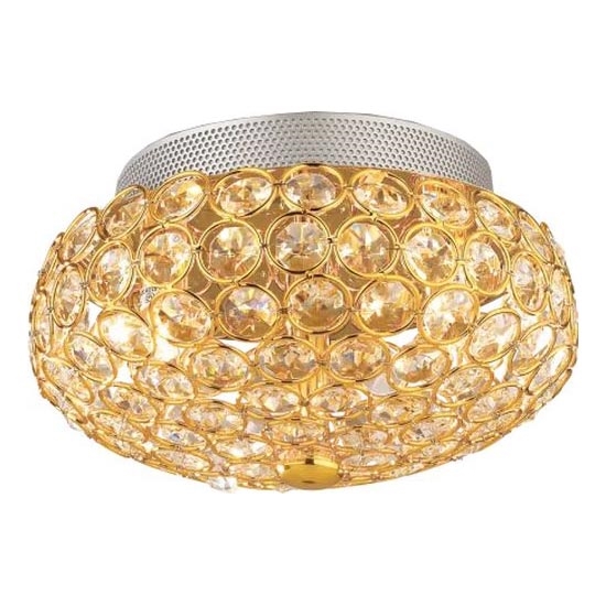 Ideal Lux - LED krištolinis lubinis šviestuvas KING 3xG9/3W/230V diametras 25,5 cm auksas